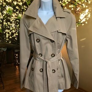 Michael Kors short trench jacket